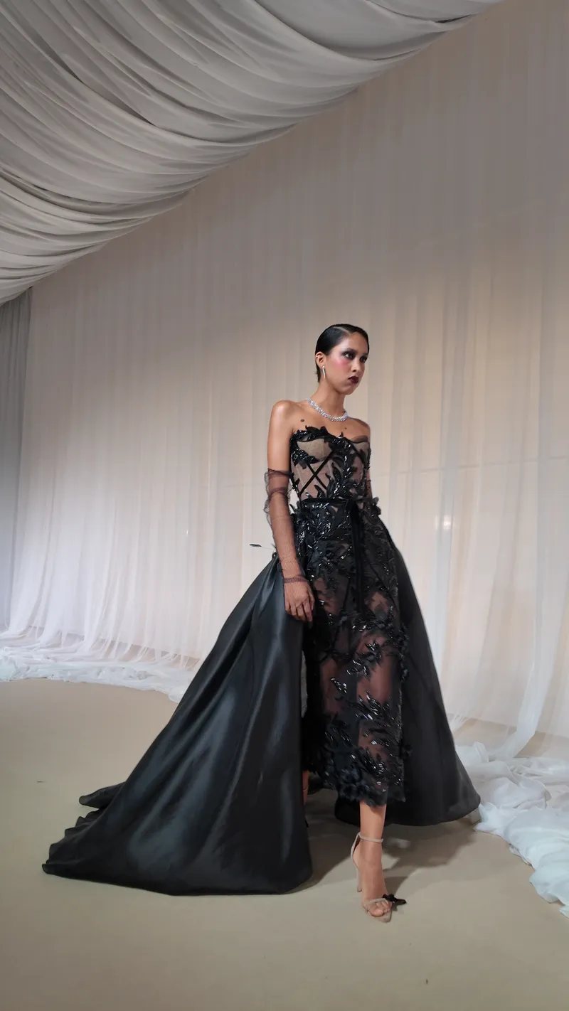 Vantage Investments junto a Noe Bernacelli en desfile Reine de Nuit